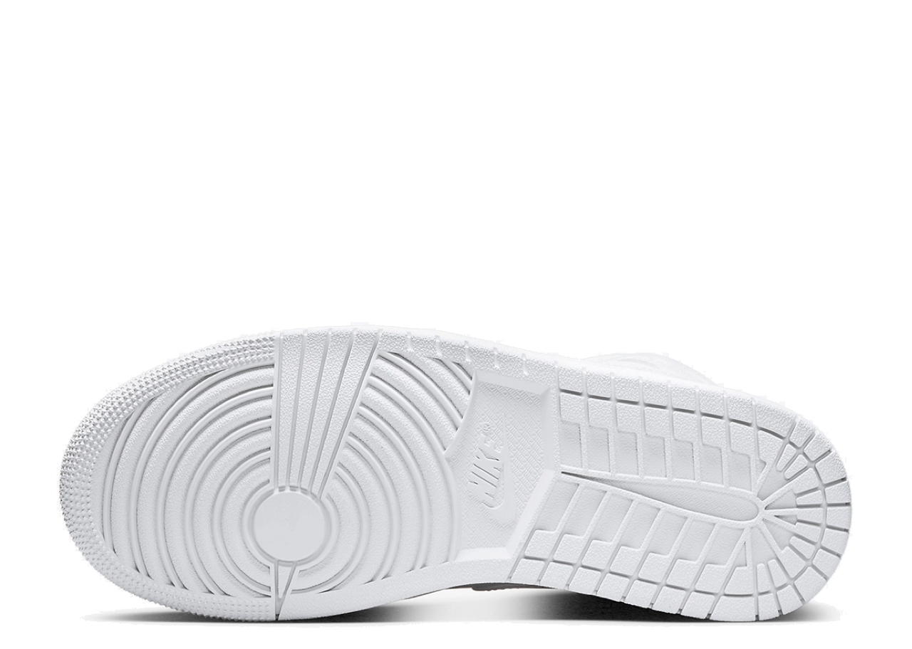 Air Jordan 1 Mid Triple White (Women's) - photo 4