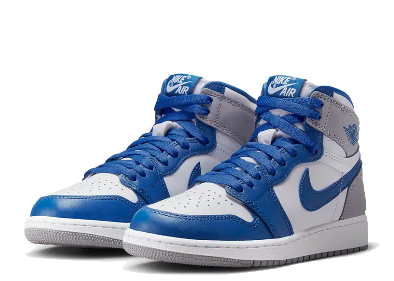 Air Jordan 1 Retro High OG True Blue (Grade School) - photo 2