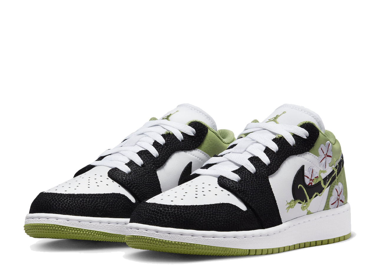Air Jordan 1 Low Floral Vines (Grade School) - photo 2