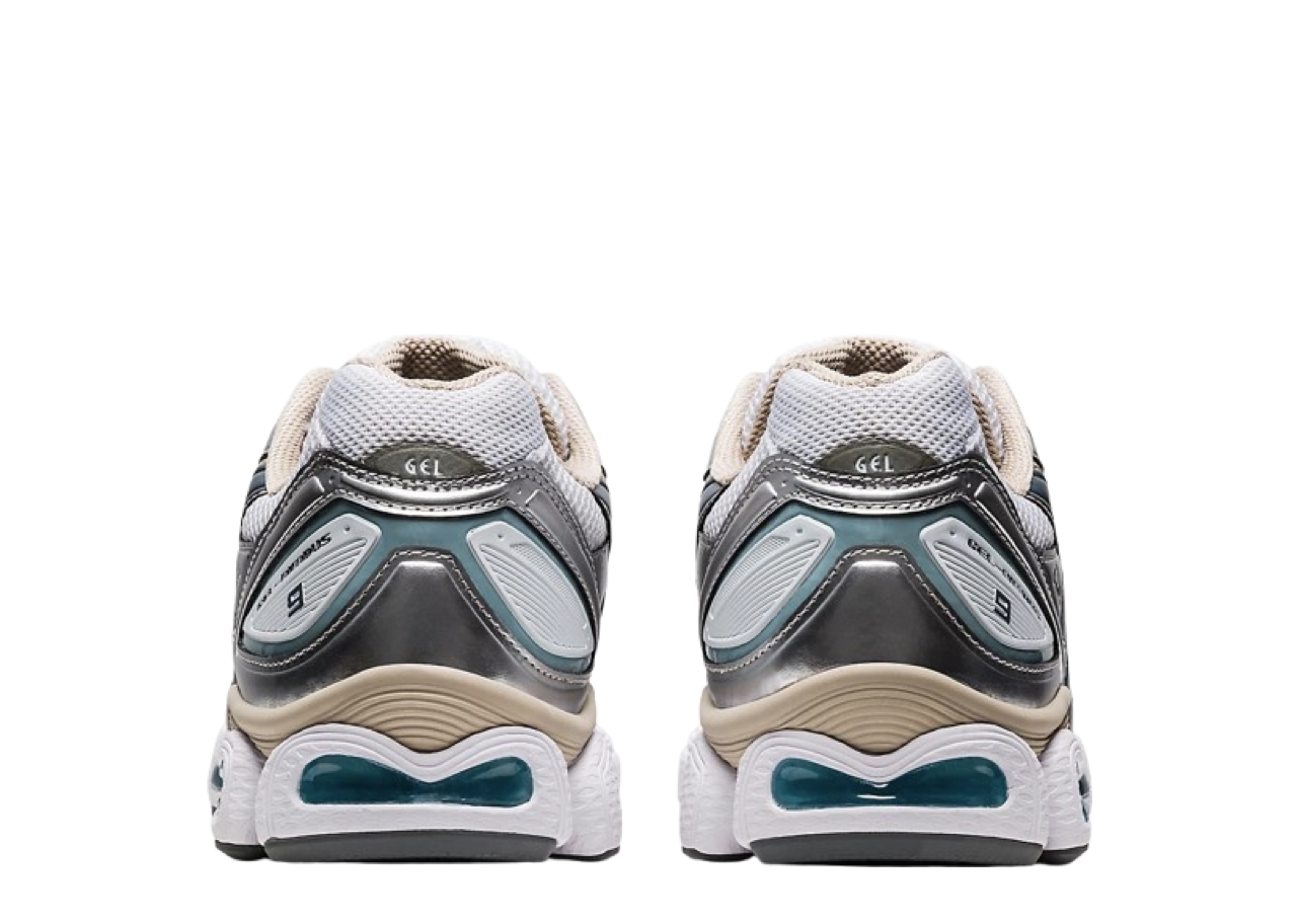 Asics Gel-Nimbus 9 White Steel Grey - photo 3