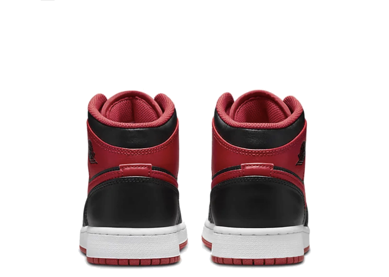 Air Jordan 1 Mid Alternate Bred (Grade School) - photo 3