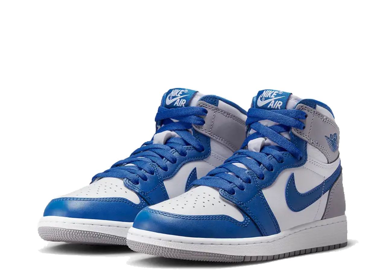 Air Jordan 1 Retro High OG True Blue (Pre-School) - photo 2