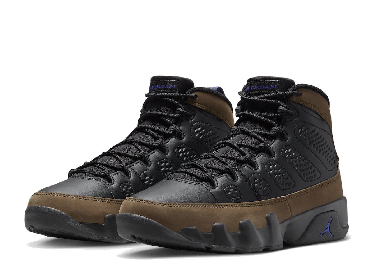 Jordan 9 Retro Light Olive Concord - photo 2