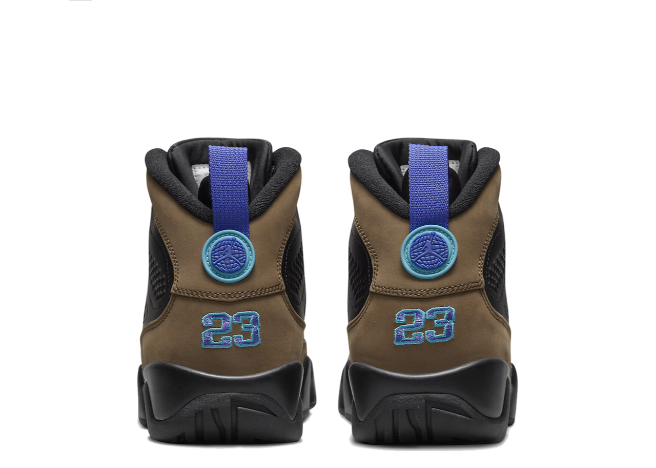 Jordan 9 Retro Light Olive Concord - photo 3