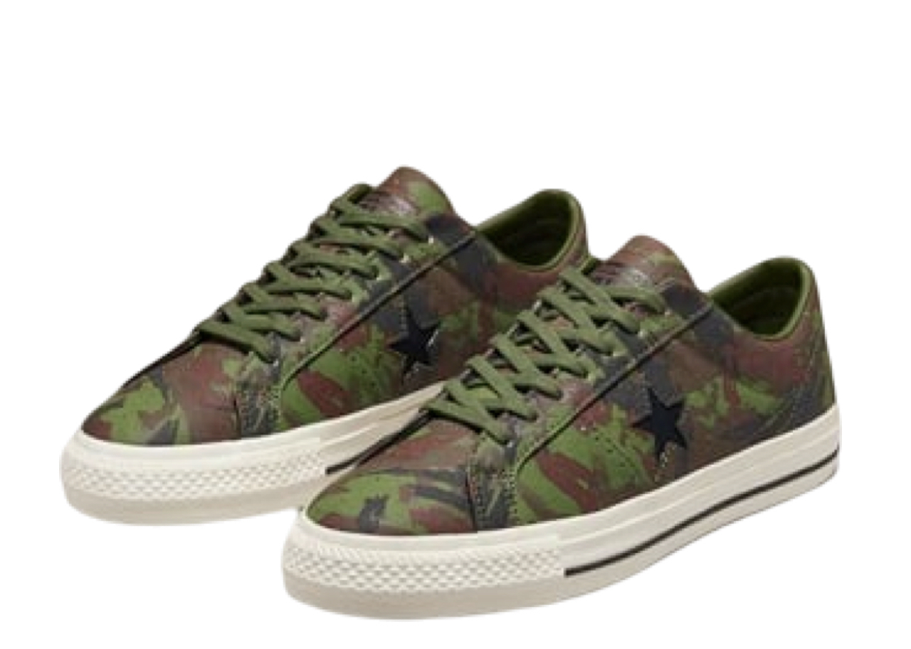 Converse One Star Pro OX Green Camo - photo 2