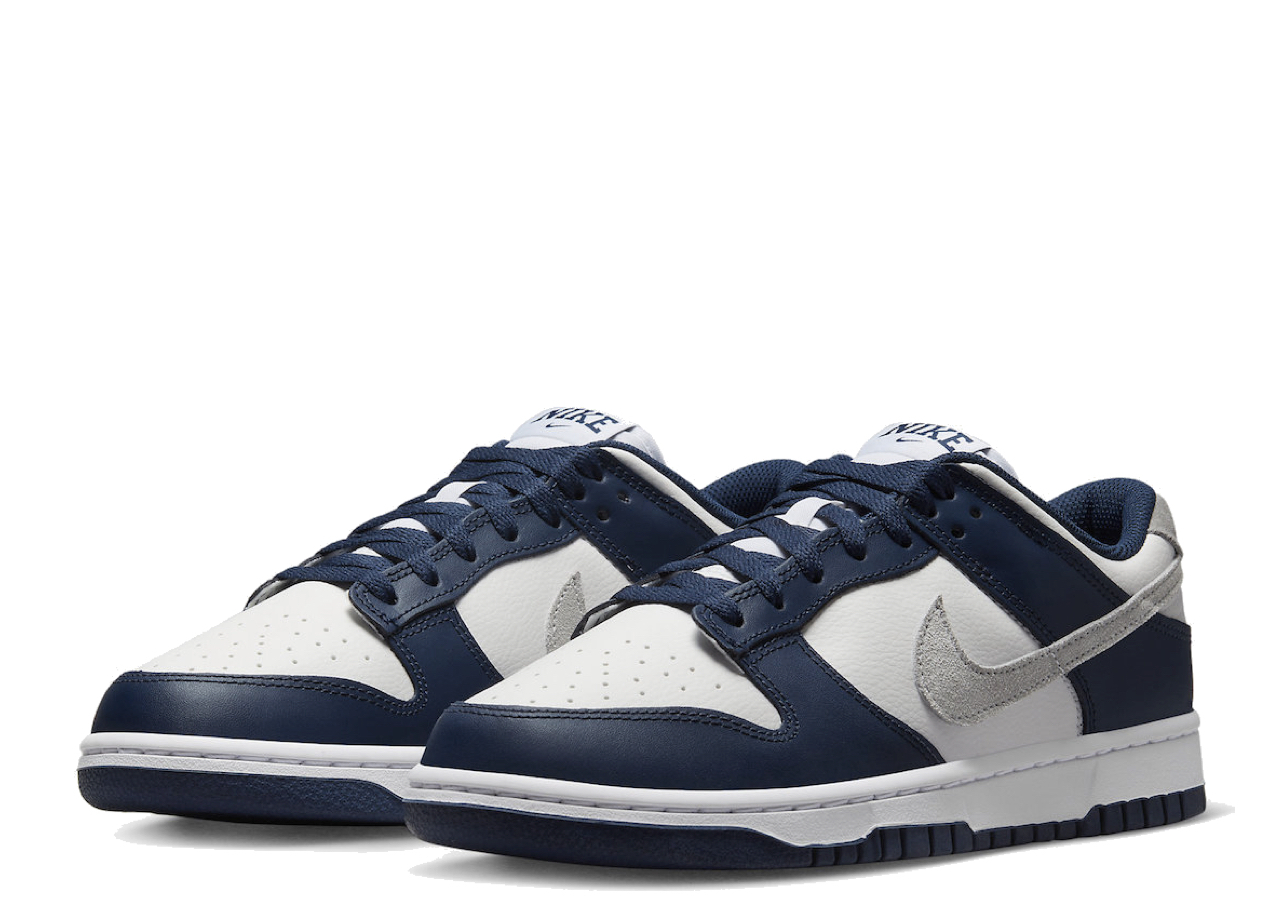 Nike Dunk Low Summit White Midnight Navy - photo 2