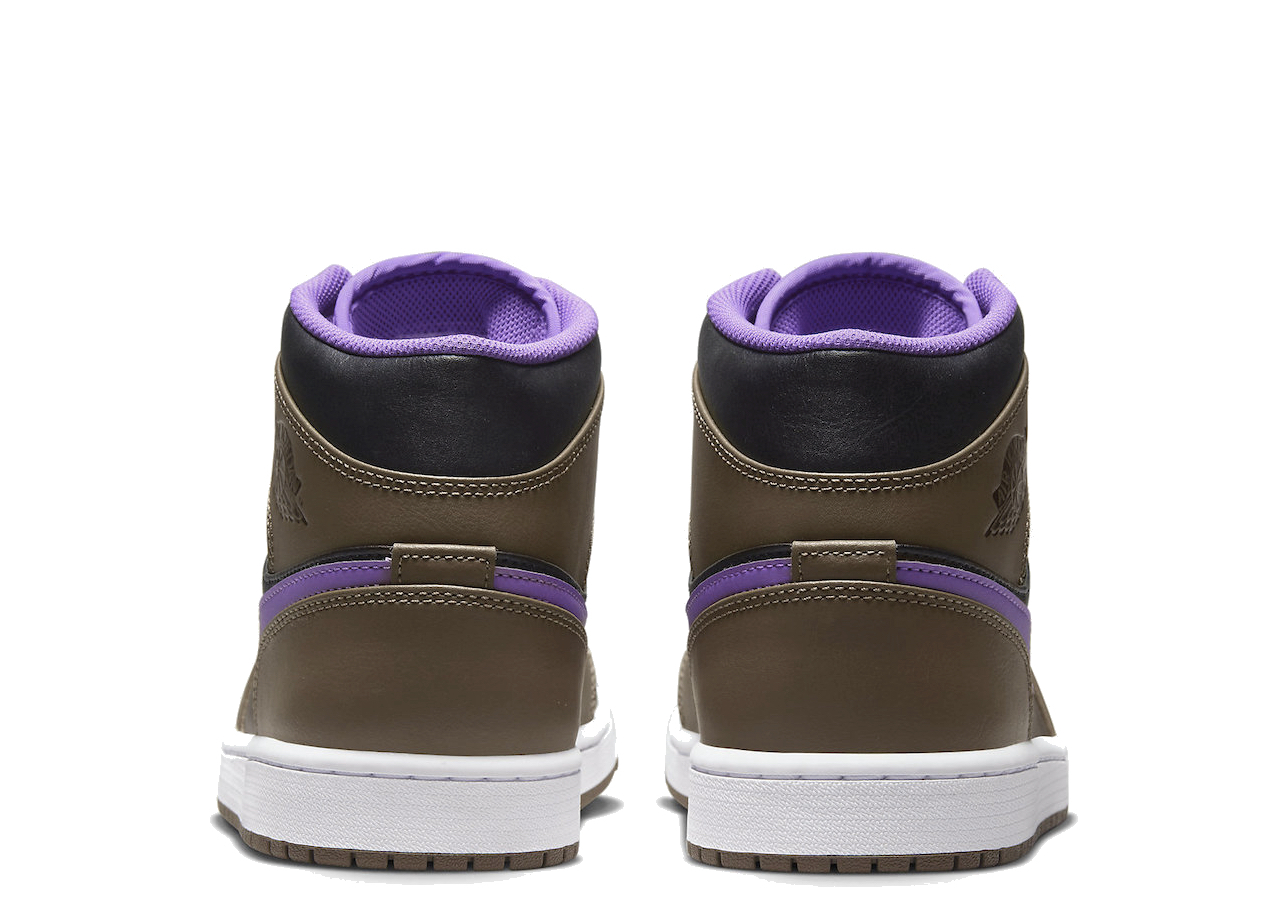 Air Jordan 1 Mid Purple Mocha - photo 3