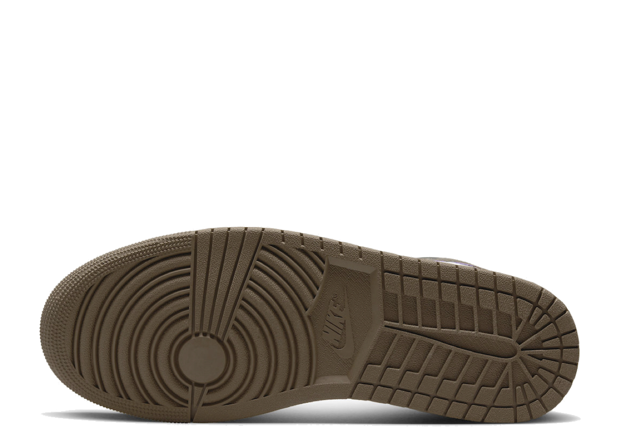 Air Jordan 1 Mid Purple Mocha - photo 4