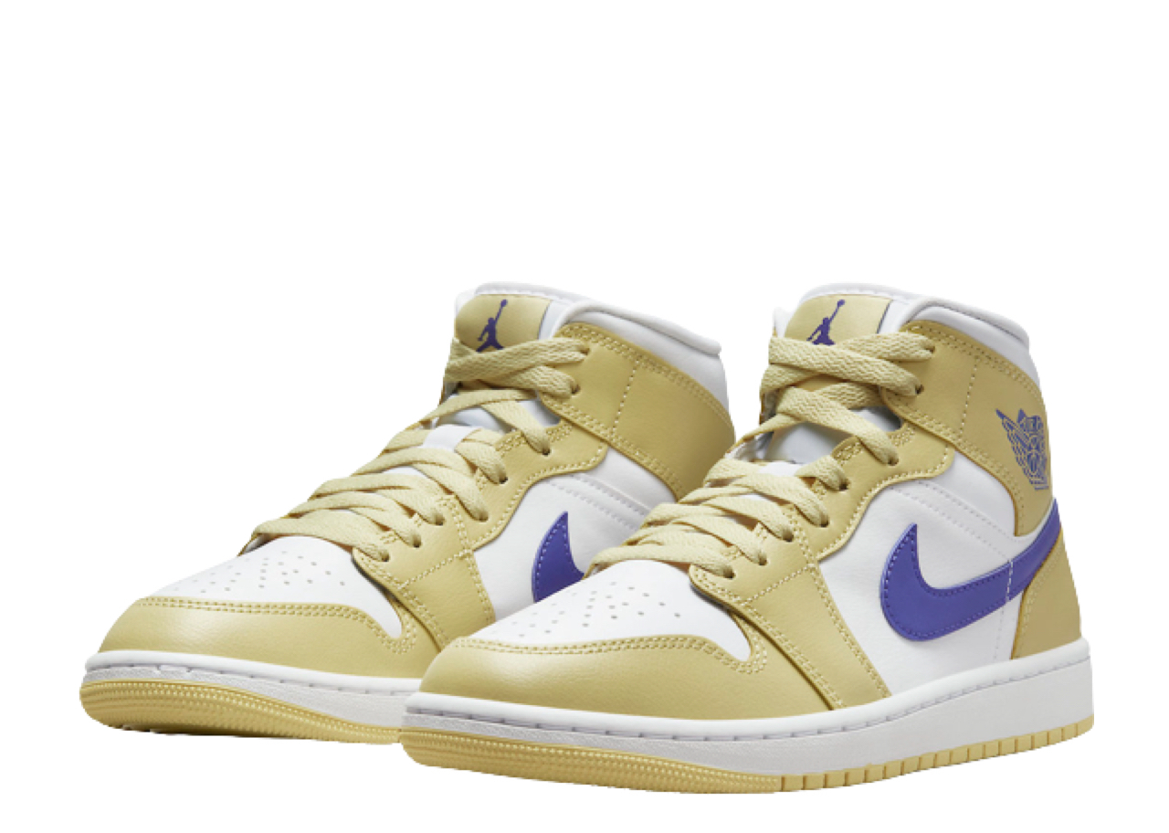 Air Jordan 1 Mid Lemon Wash Lapis (Women's) - photo 2