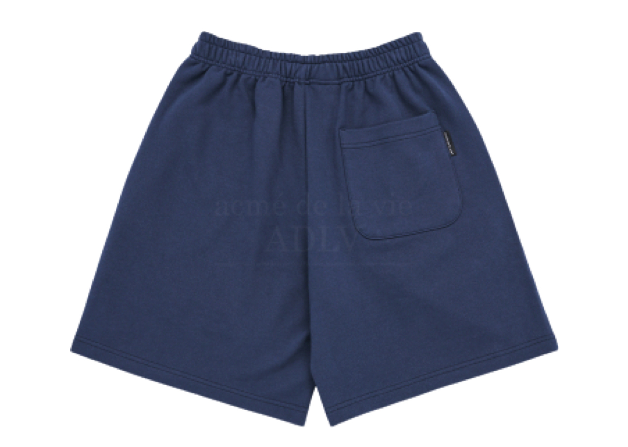 Acme De La Vie Sporty Logo Embroidery Training Short Pants Navy - photo 2