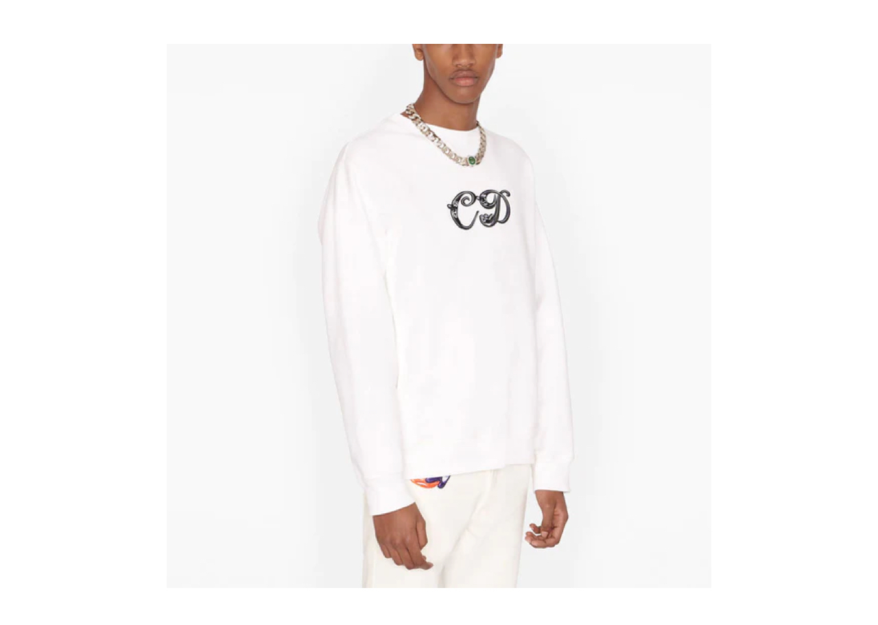 Christian Dior x Kenny Scharf CD Embroidery Crew (M) - photo 2