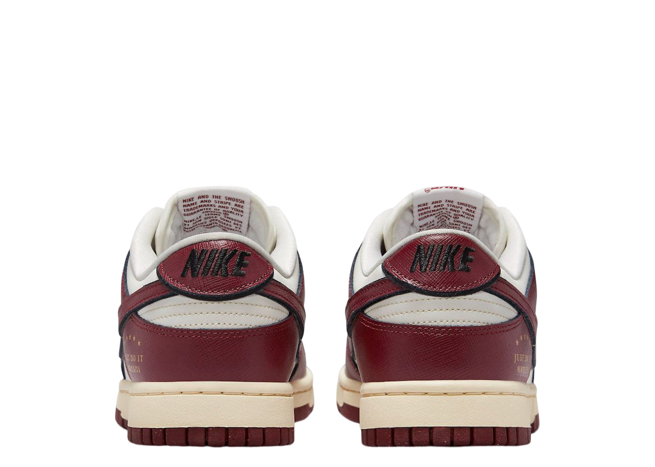 Nike Dunk Low SE Just Do It Sail Team Red (Women's) - photo 3