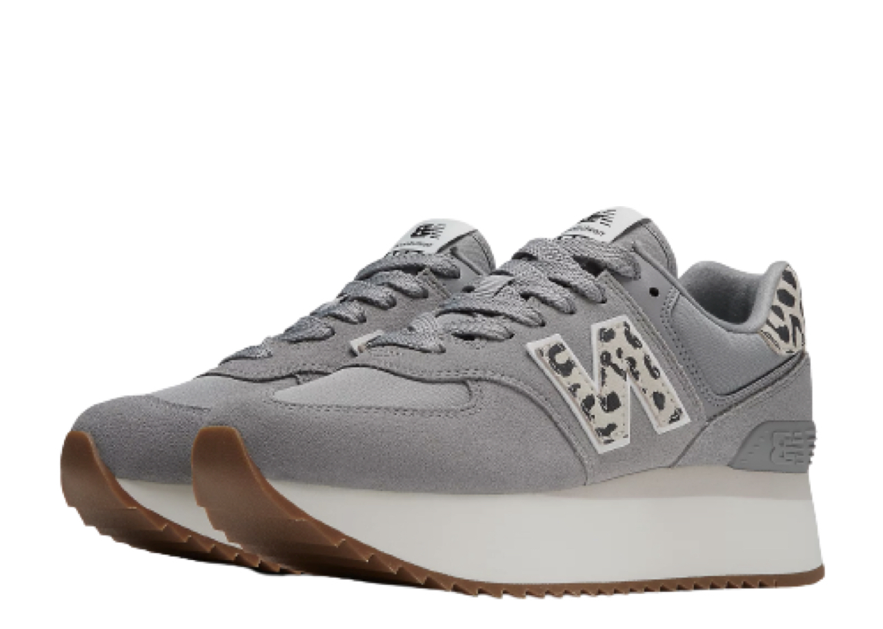 New Balance 574 Shadow Grey Leopard (Women's) - photo 2