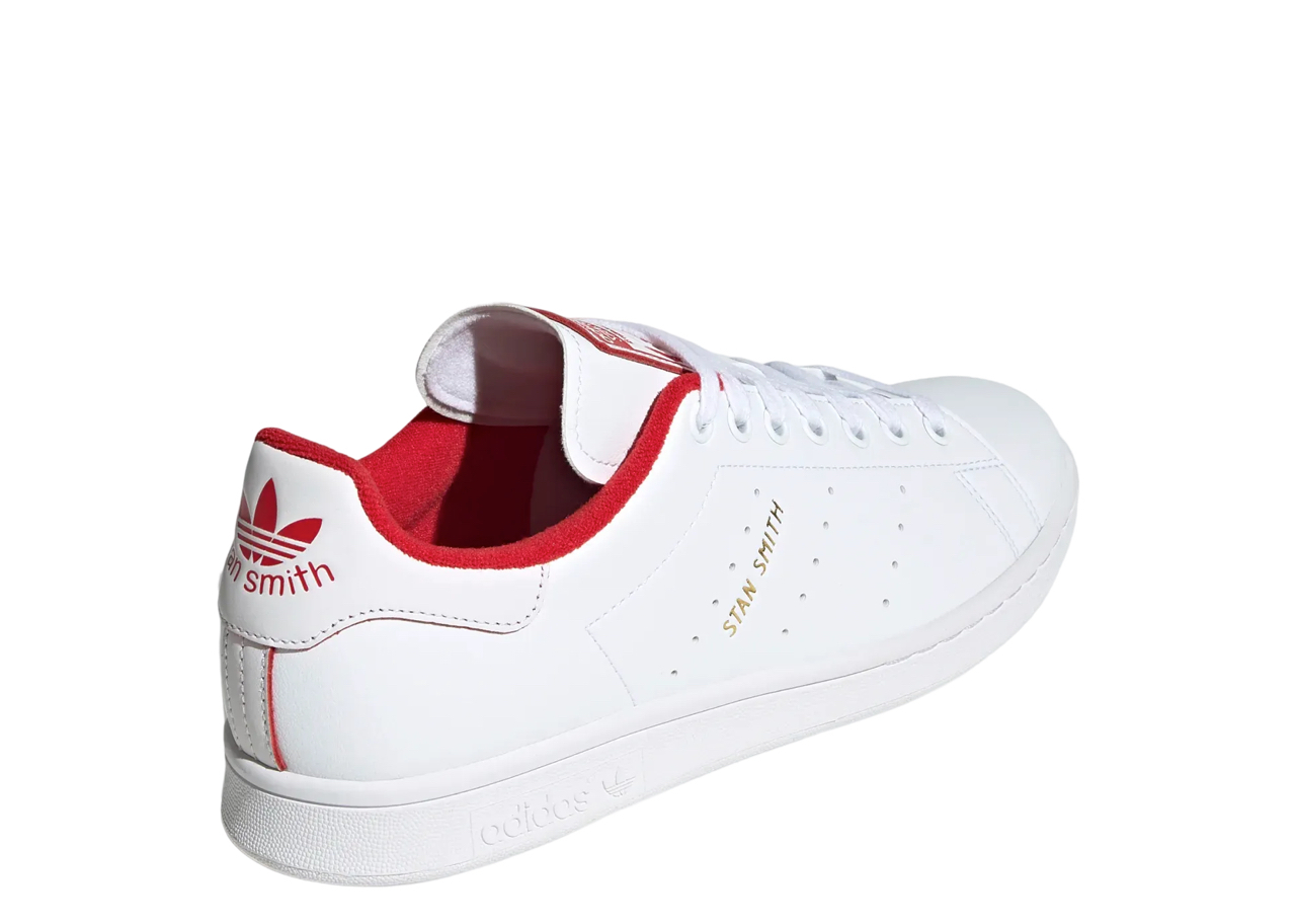 adidas Stan Smith Cloud White Scarlet - photo 3