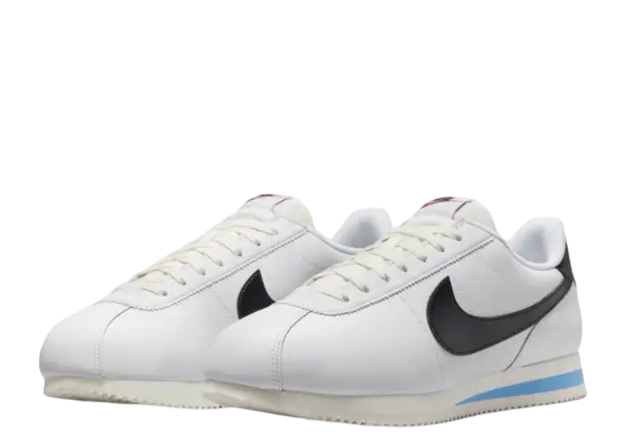 Nike Cortez '23 White Black Light Photo Blue - photo 2