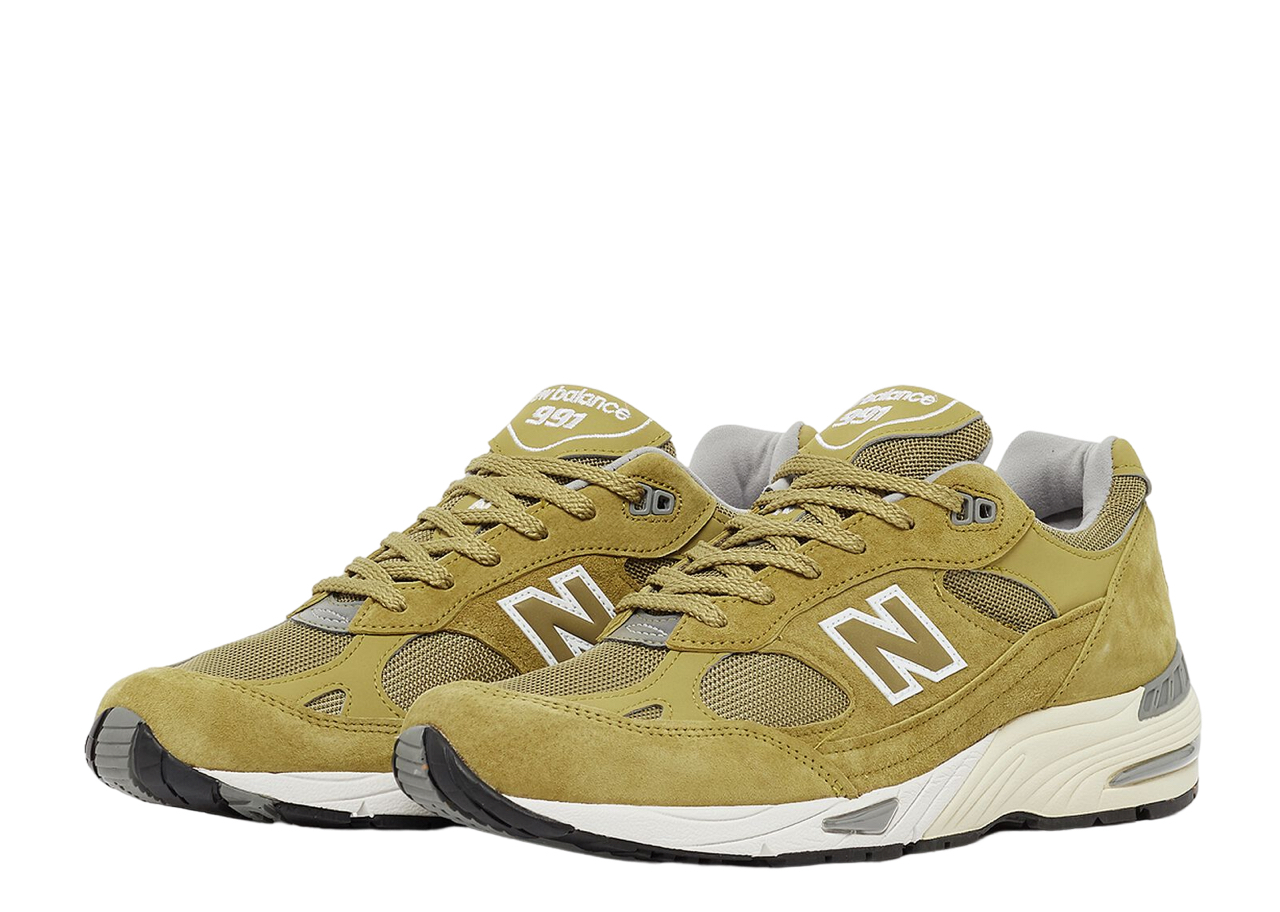 New Balance 991 MiUK Green Moss Cloud Cream - photo 2