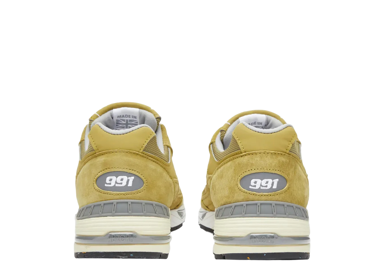 New Balance 991 MiUK Green Moss Cloud Cream - photo 3