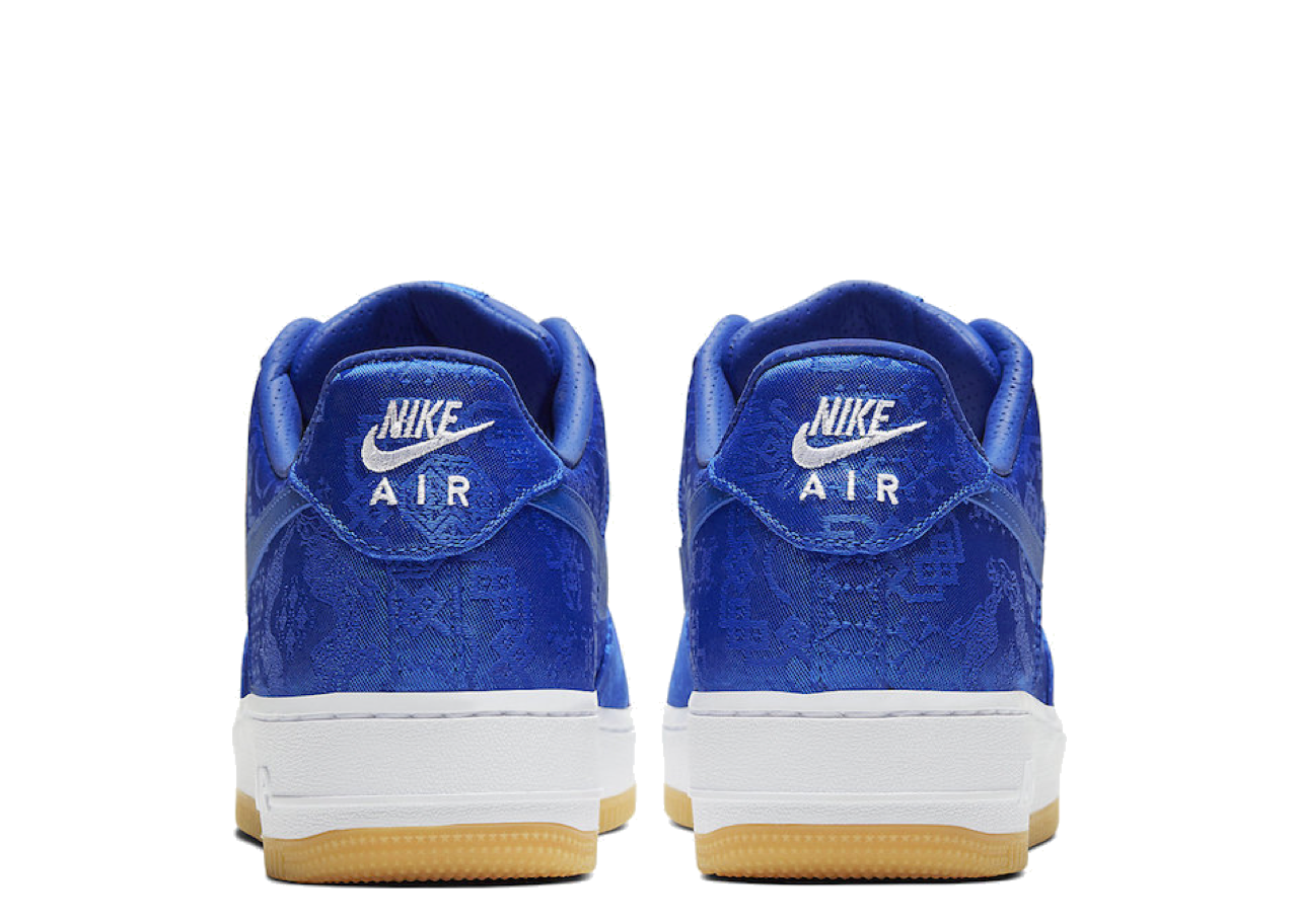 Nike Air Force 1 Low CLOT Blue Silk - photo 3