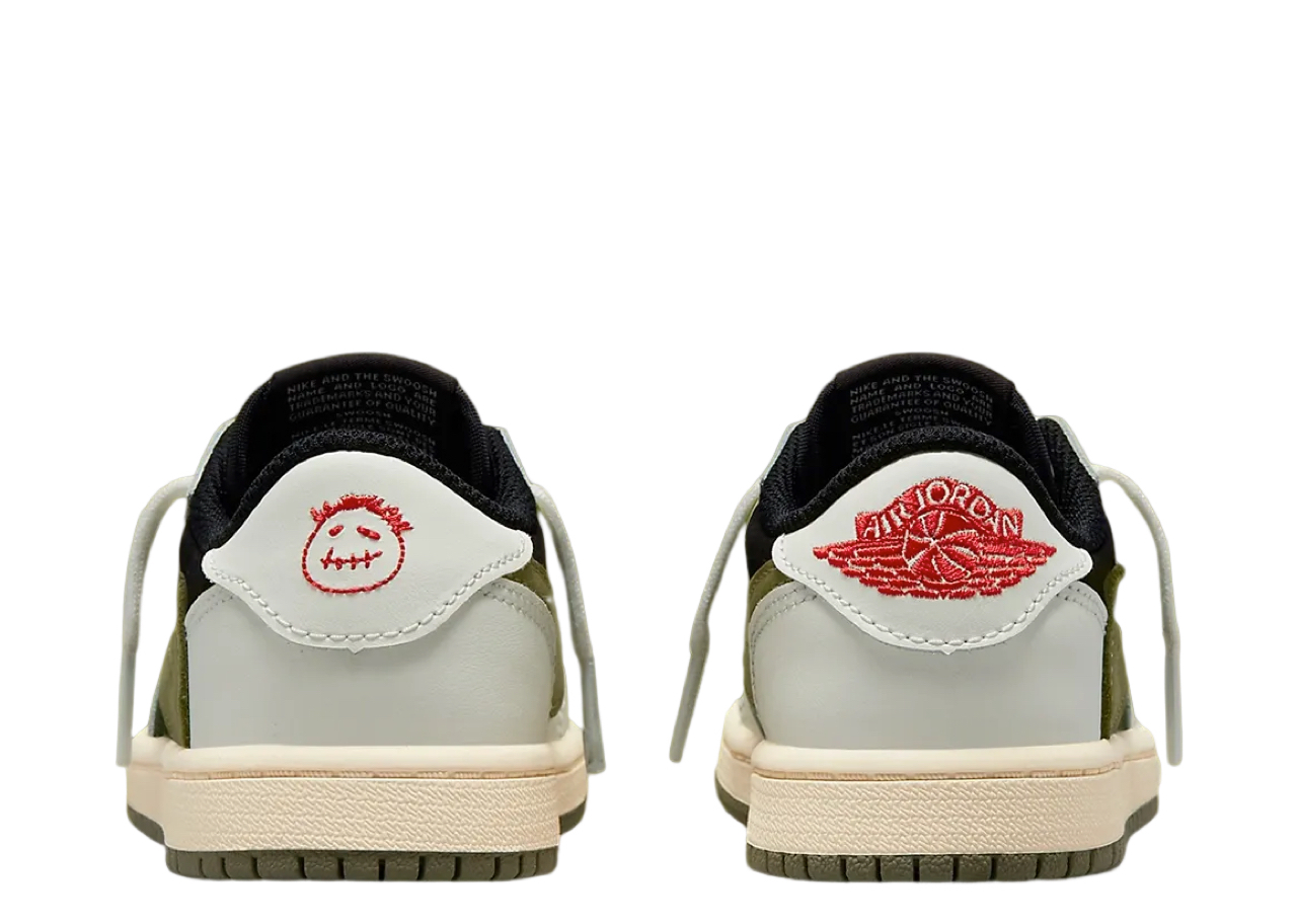 Air Jordan 1 Retro Low OG SP Travis Scott Olive (Pre-School) - photo 3