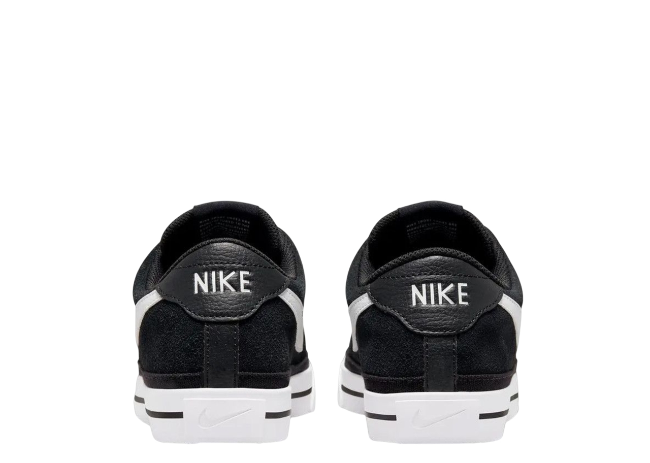 Nike Court Legacy Suede Black White  - photo 3