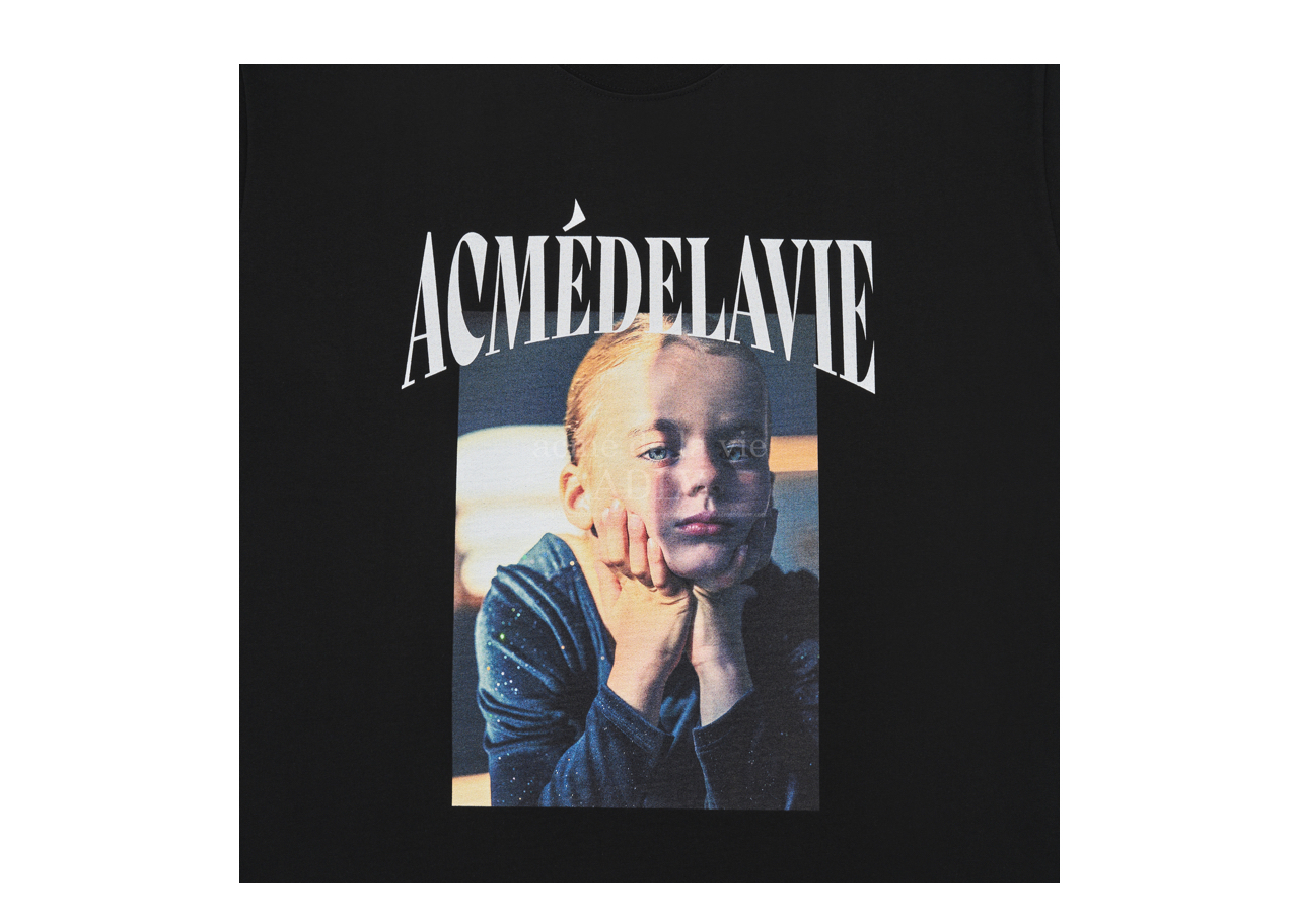 Acme De La Vie DTP Baby Face T-Shirt Window Seat Black  - photo 3