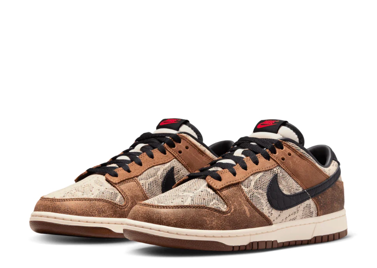 Nike Dunk Low Premium CO.JP Brown Snakeskin - photo 2