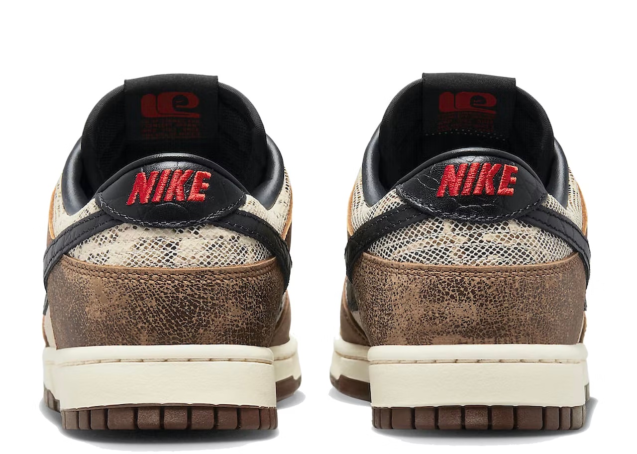 Nike Dunk Low Premium CO.JP Brown Snakeskin - photo 3