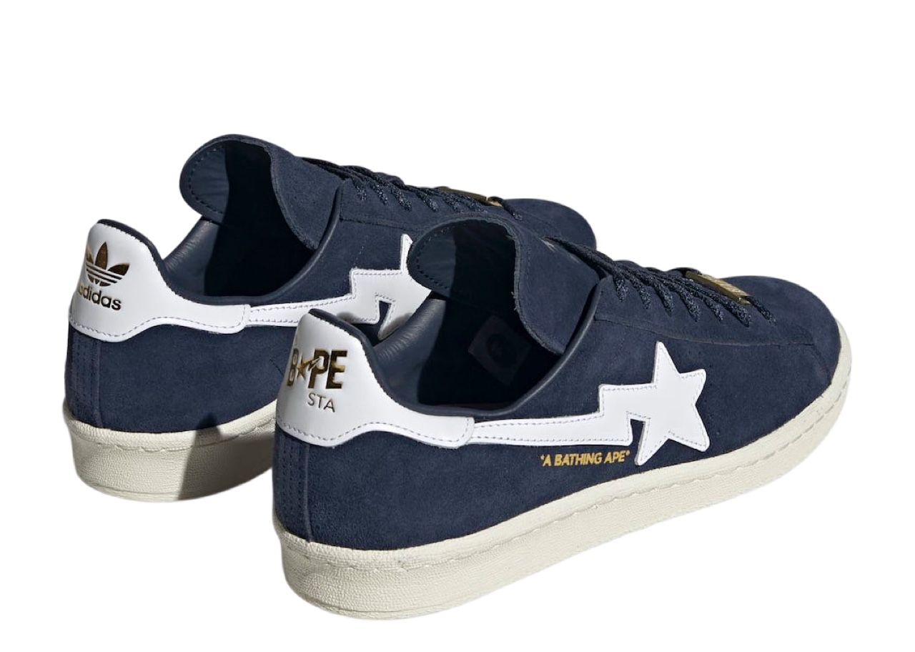 Adidas Campus 80s Bape Collegiate Navy - photo 2