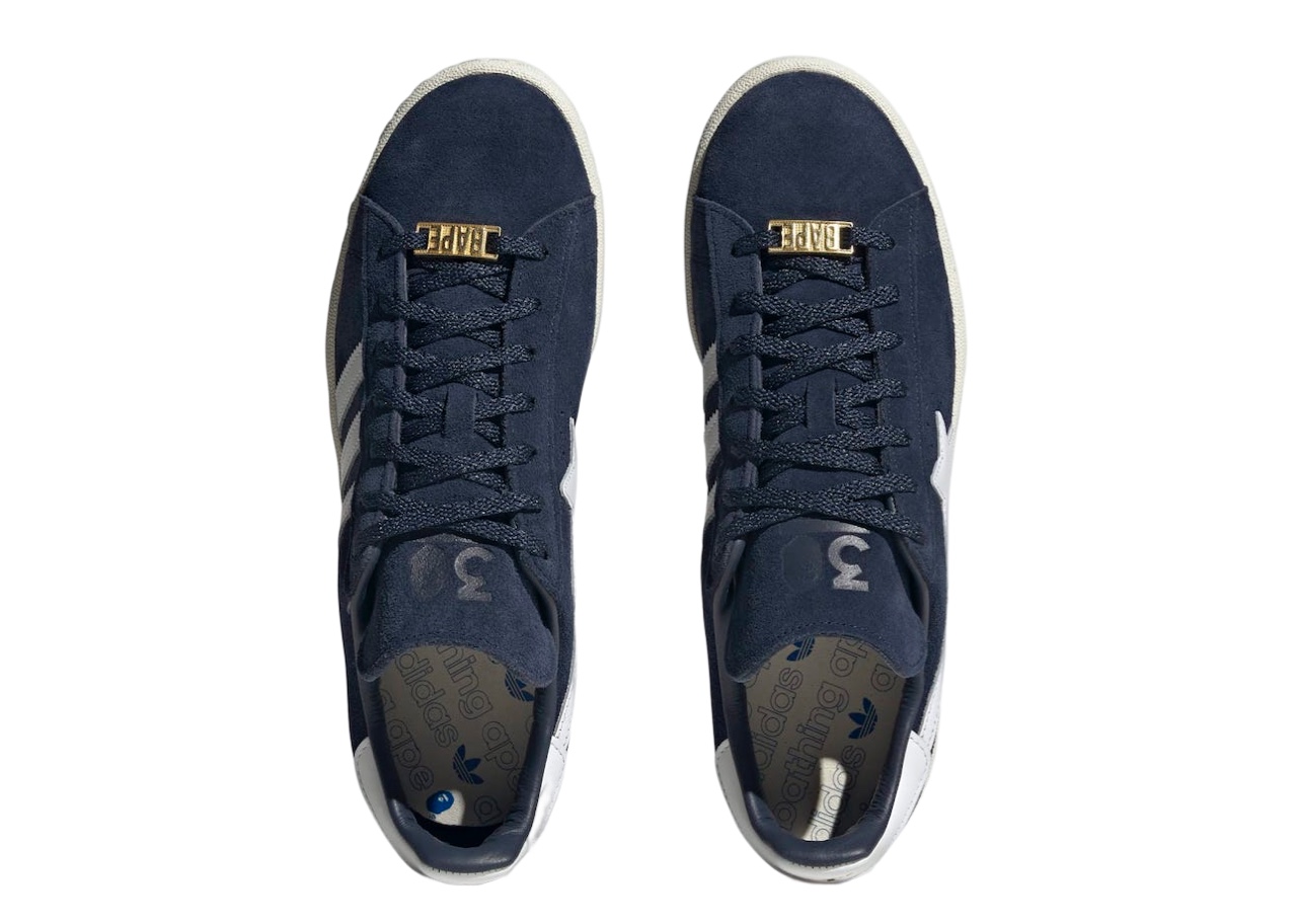 Adidas Campus 80s Bape Collegiate Navy - photo 4