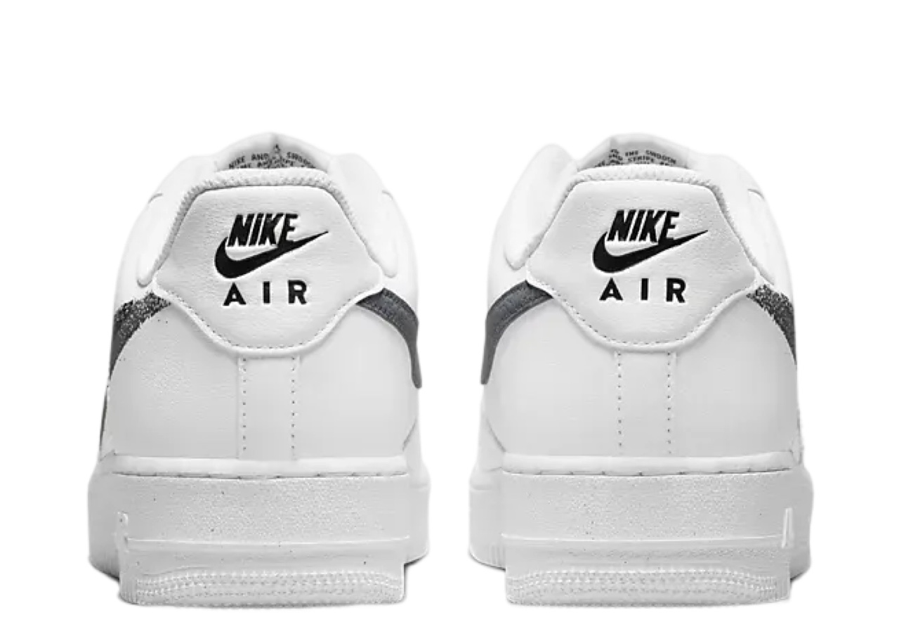 Nike Air Force 1 Low '07 Spray Paint Swoosh White Black Grey - photo 3