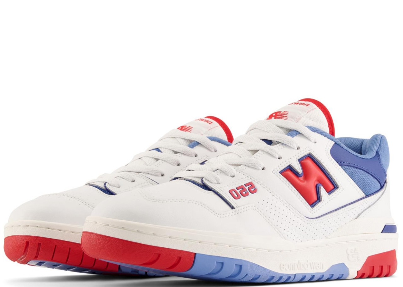 New Balance 550 White Blue Red - photo 2