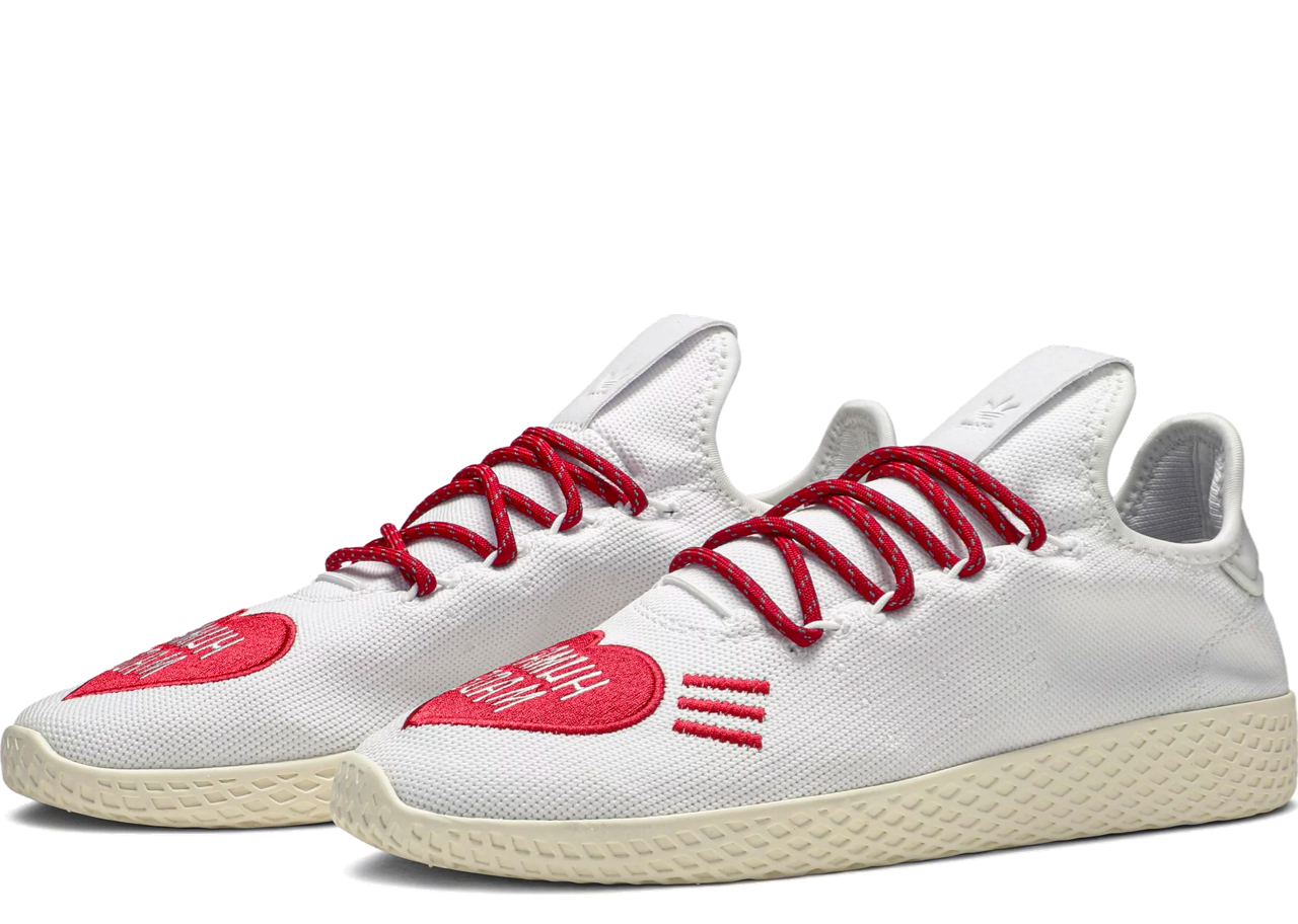 Adidas Pharrell Tennis Hu Human Made White Red - photo 2