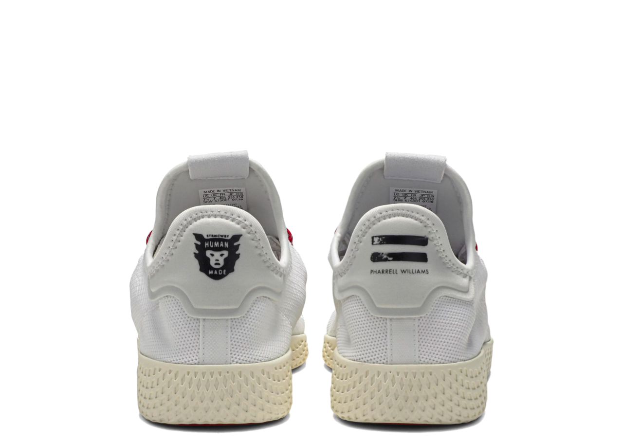 Adidas Pharrell Tennis Hu Human Made White Red - photo 3