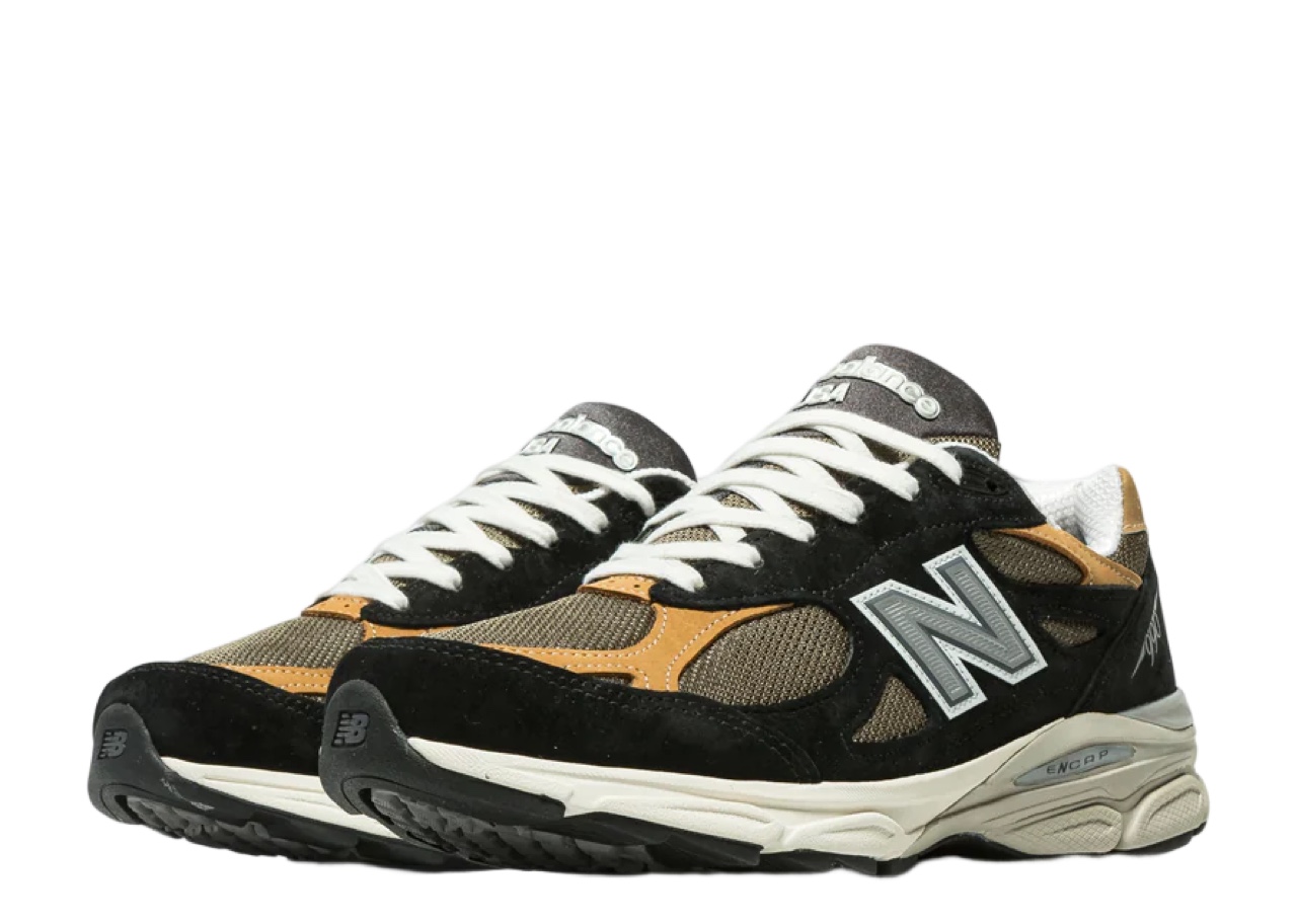 New Balance 990v3 MiUSA Black Tan - photo 2