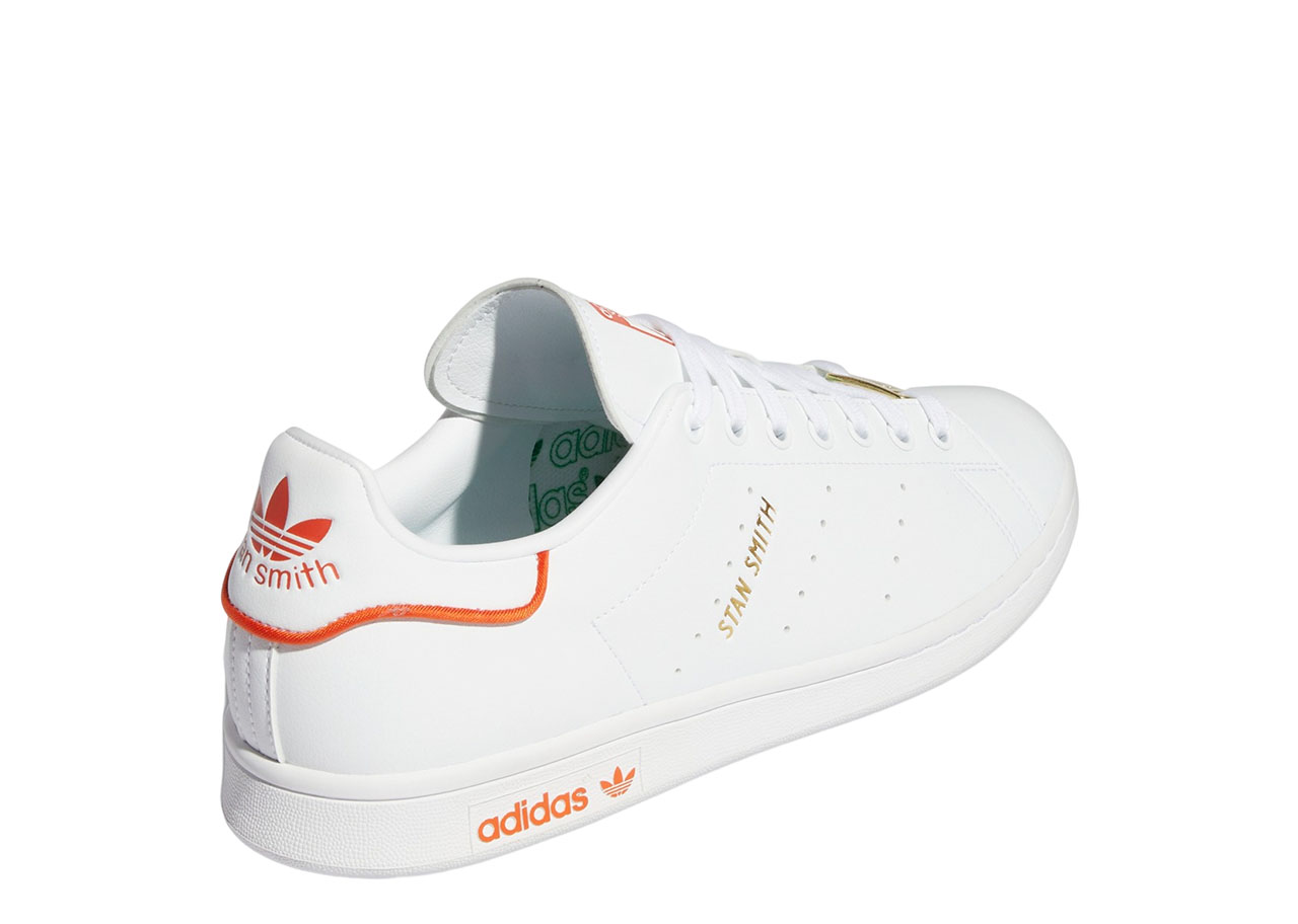 Adidas Stan Smith Cloud White Orange - photo 2
