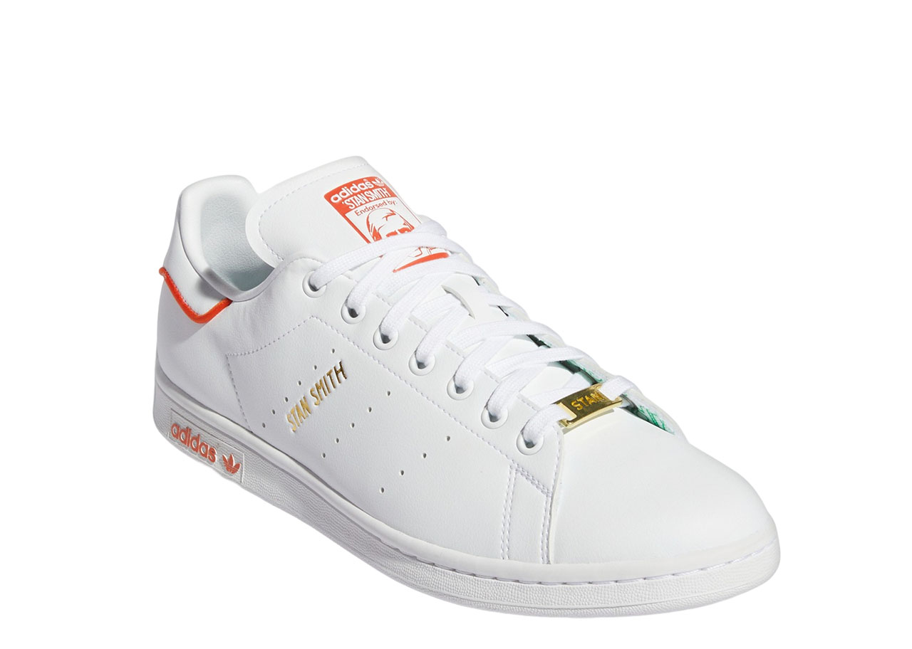 Adidas Stan Smith Cloud White Orange - photo 3