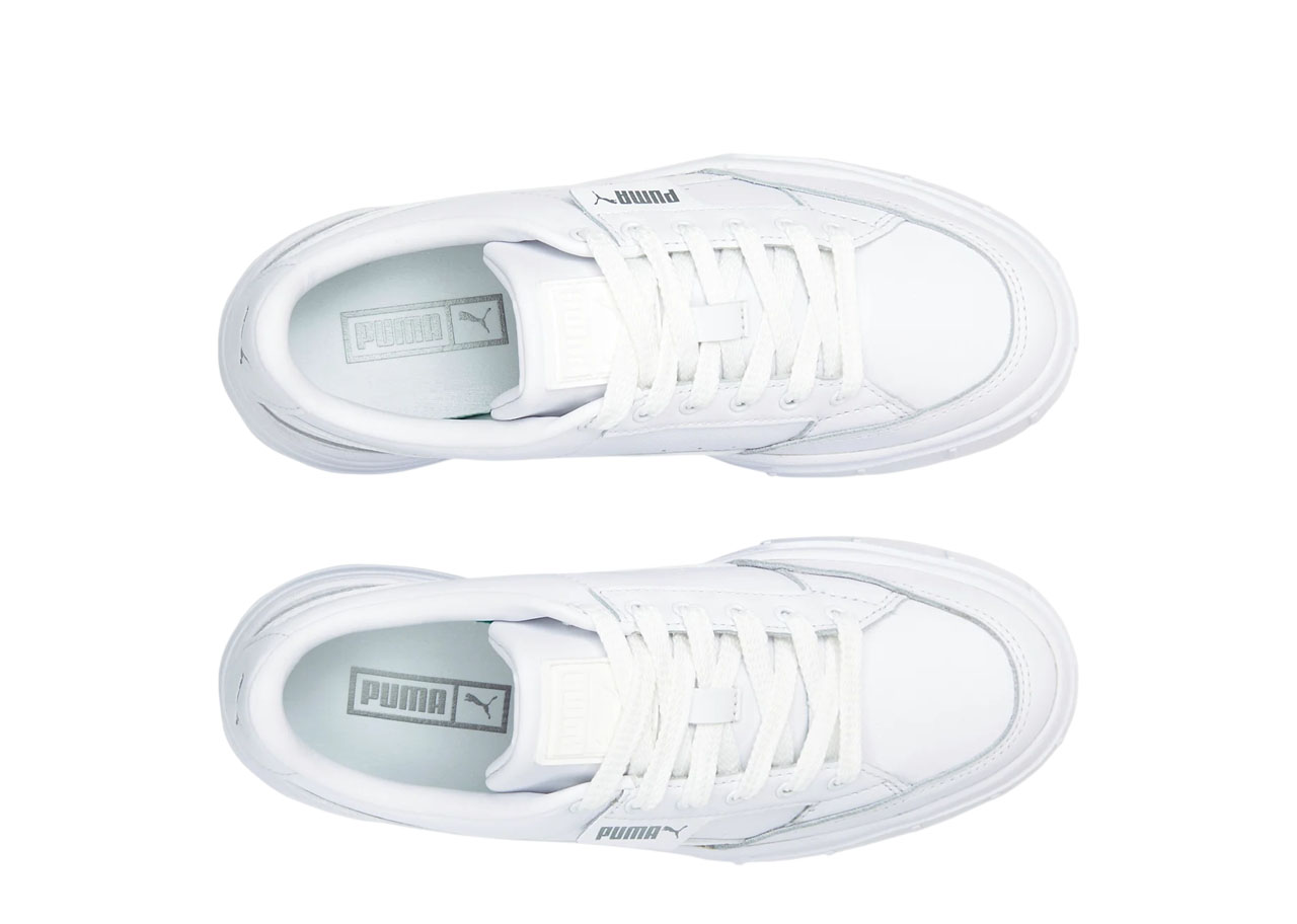 Puma Mayze Stack Lather Triple White (Women's) - photo 2