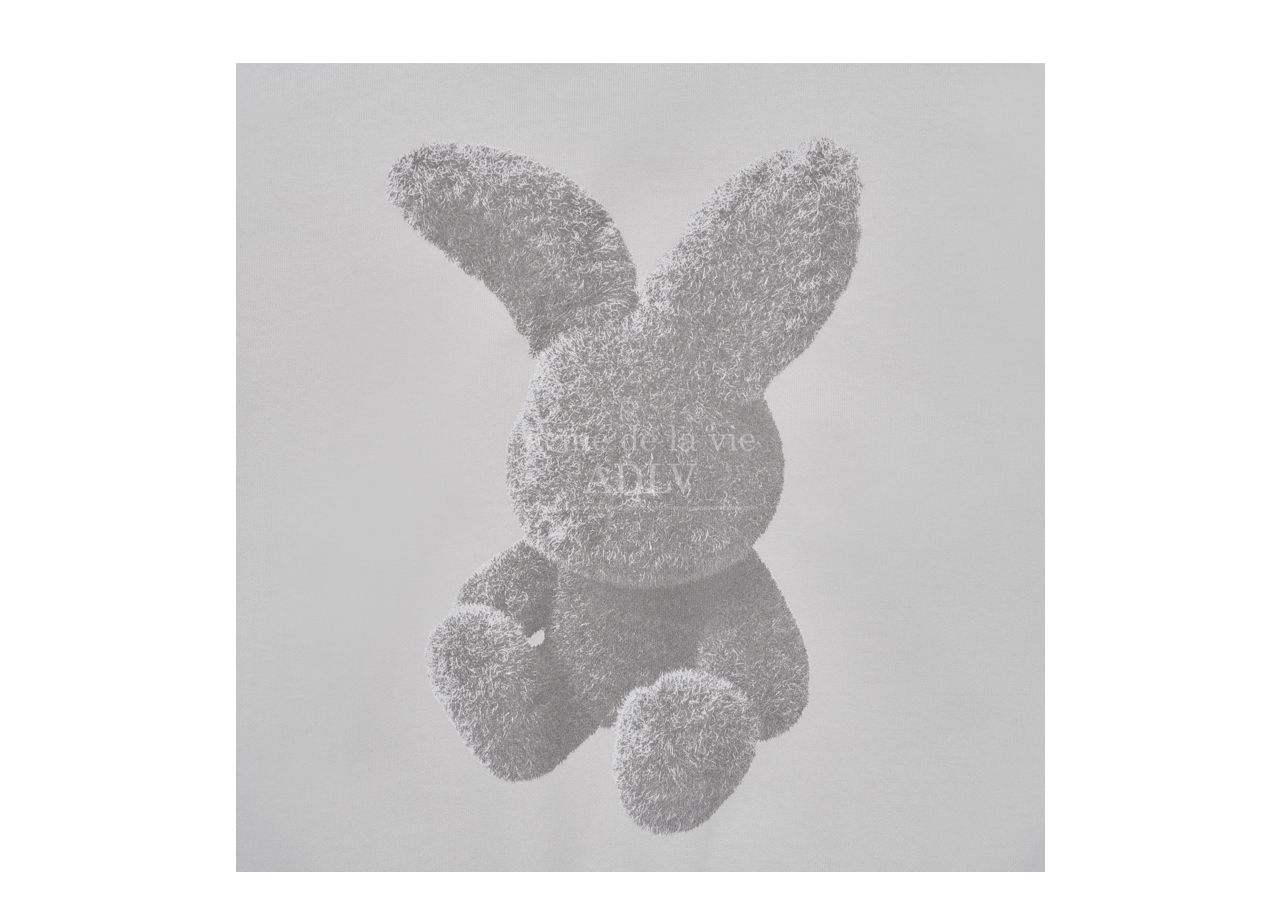 Acme De La Vie Cream Fuzzy Rabbit Hoodie Grey - photo 3