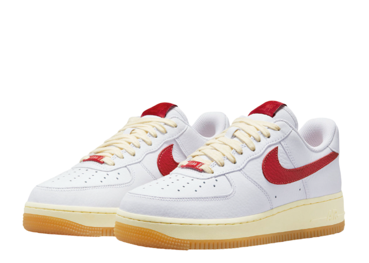 Nike Air Force 1 Low White Red Gum (Women's) - photo 2