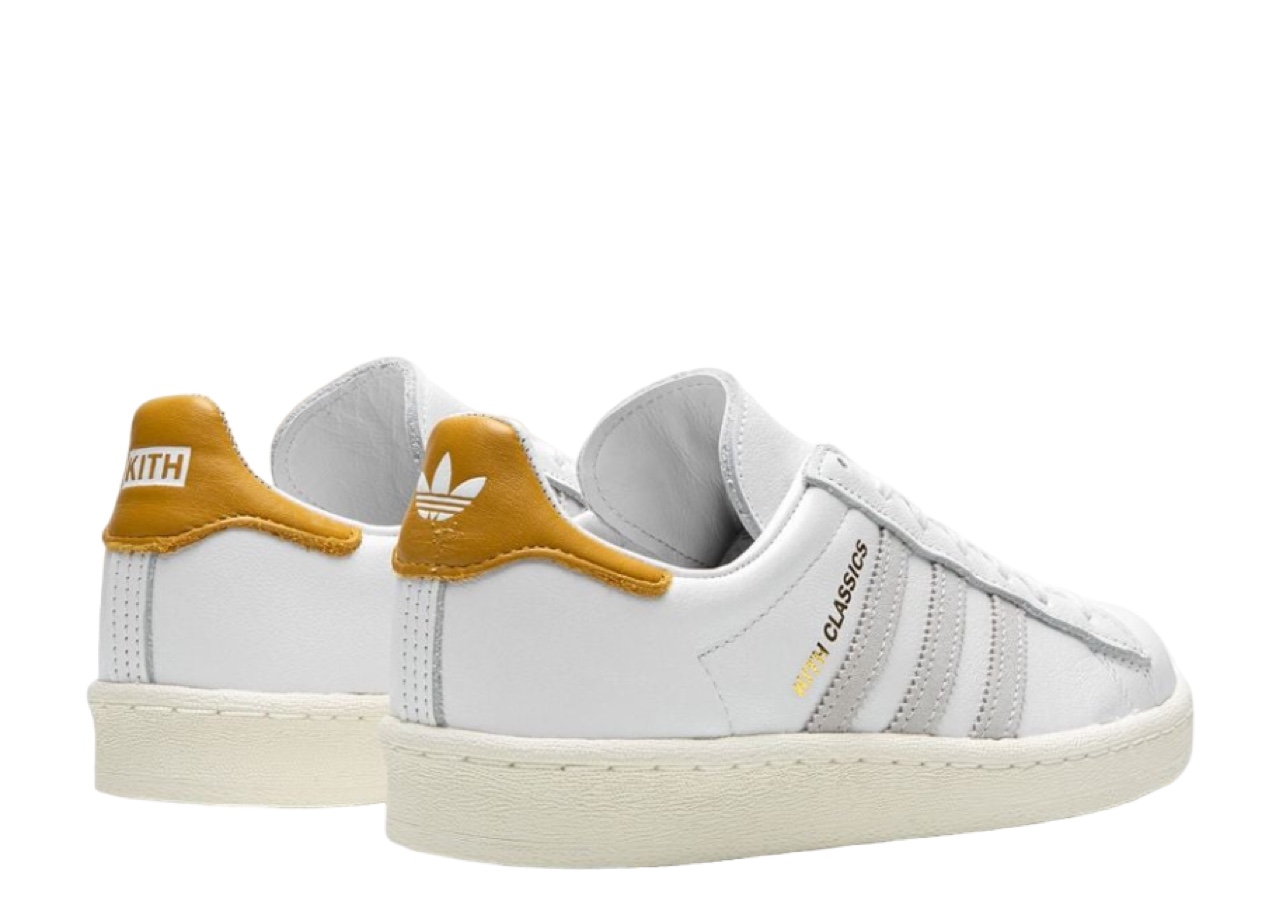 Adidas Campus 80s Kith Classics White Mango - photo 2
