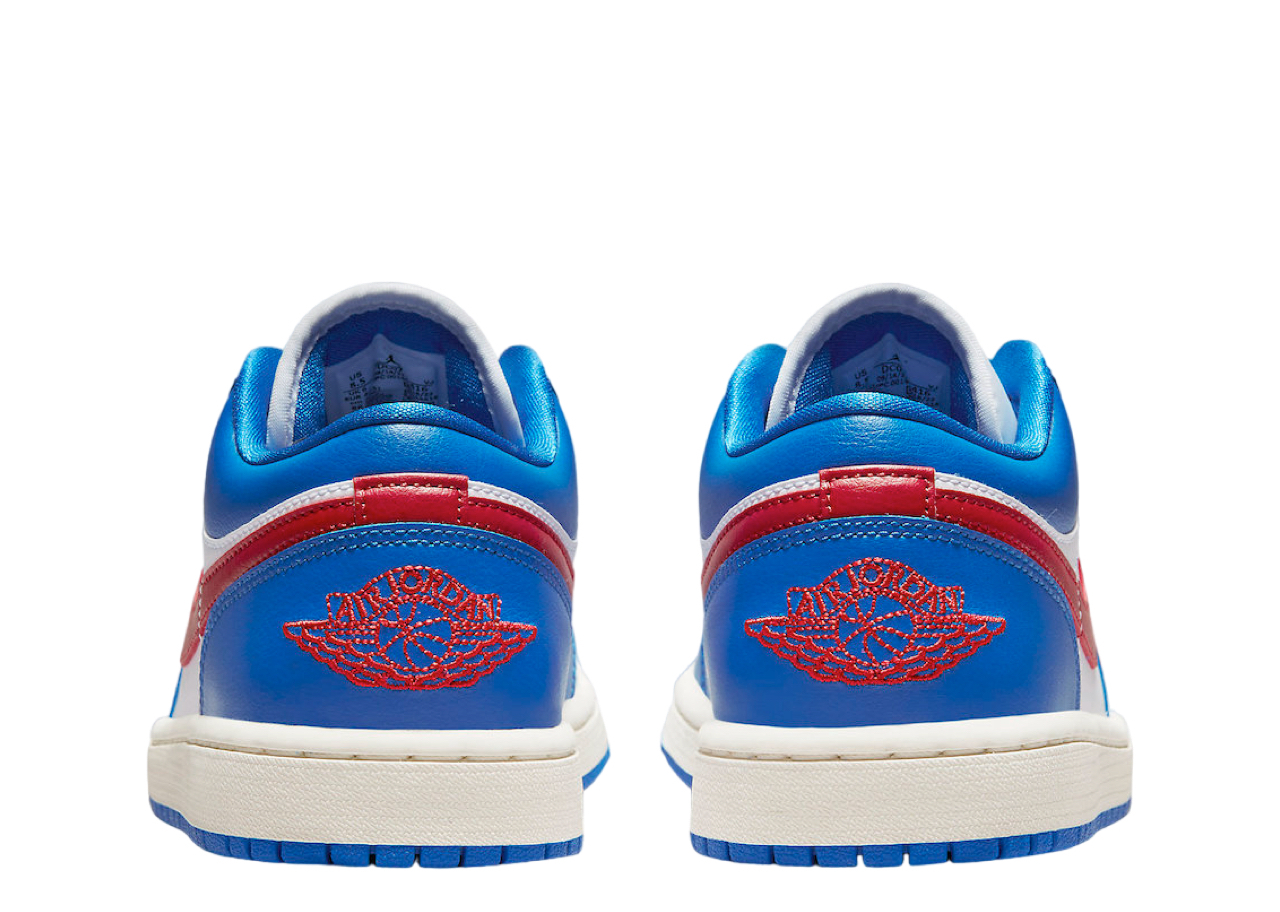 Air Jordan 1 Low Sport Blue Gym Red (Women's) - photo 3