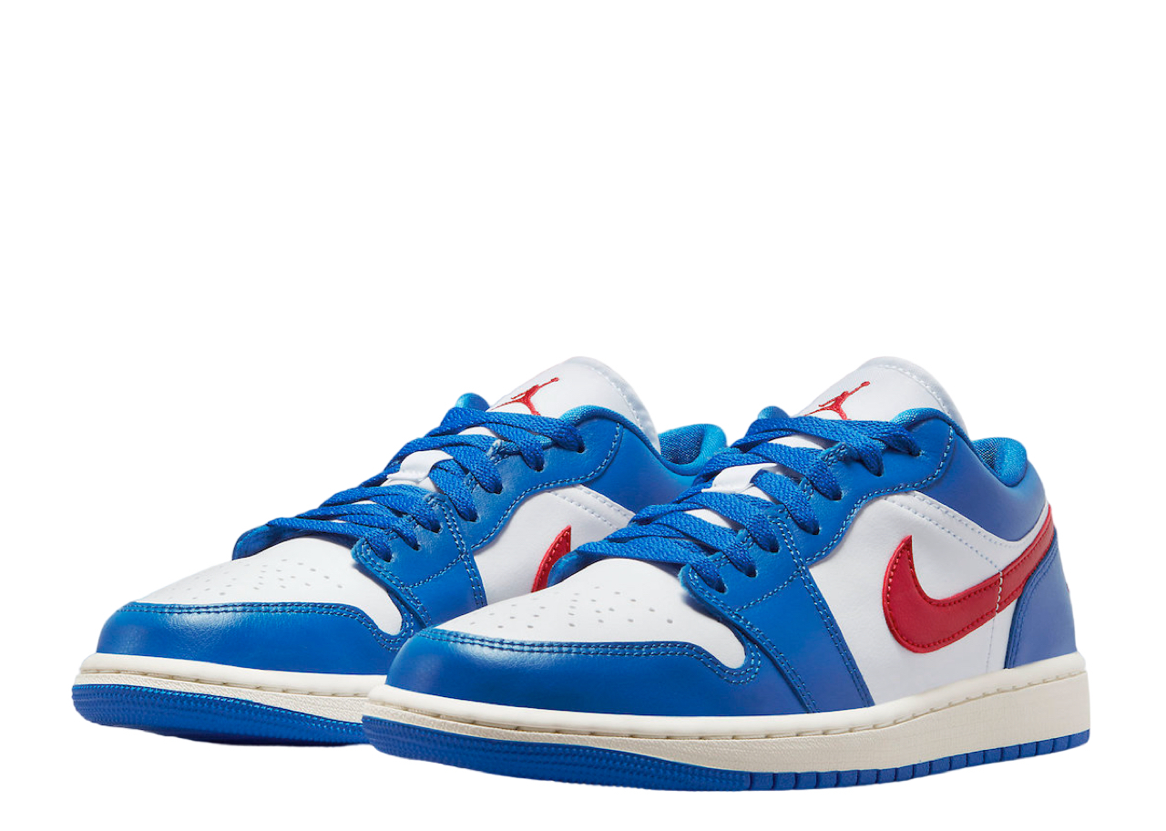 Air Jordan 1 Low Sport Blue Gym Red (Women's) - photo 2