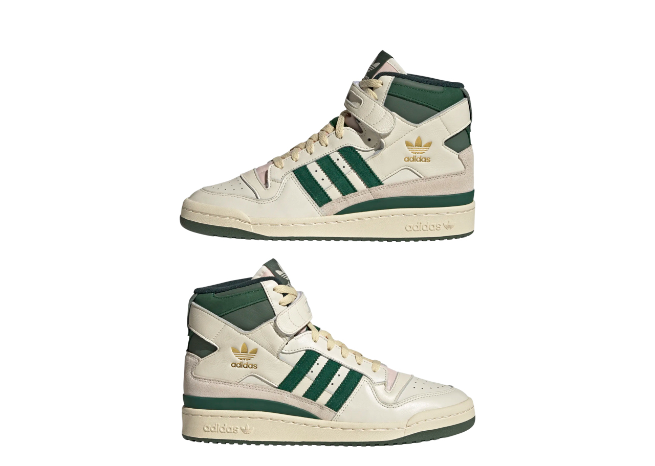 Adidas Forum 84 Off White Team Dark Green - photo 2