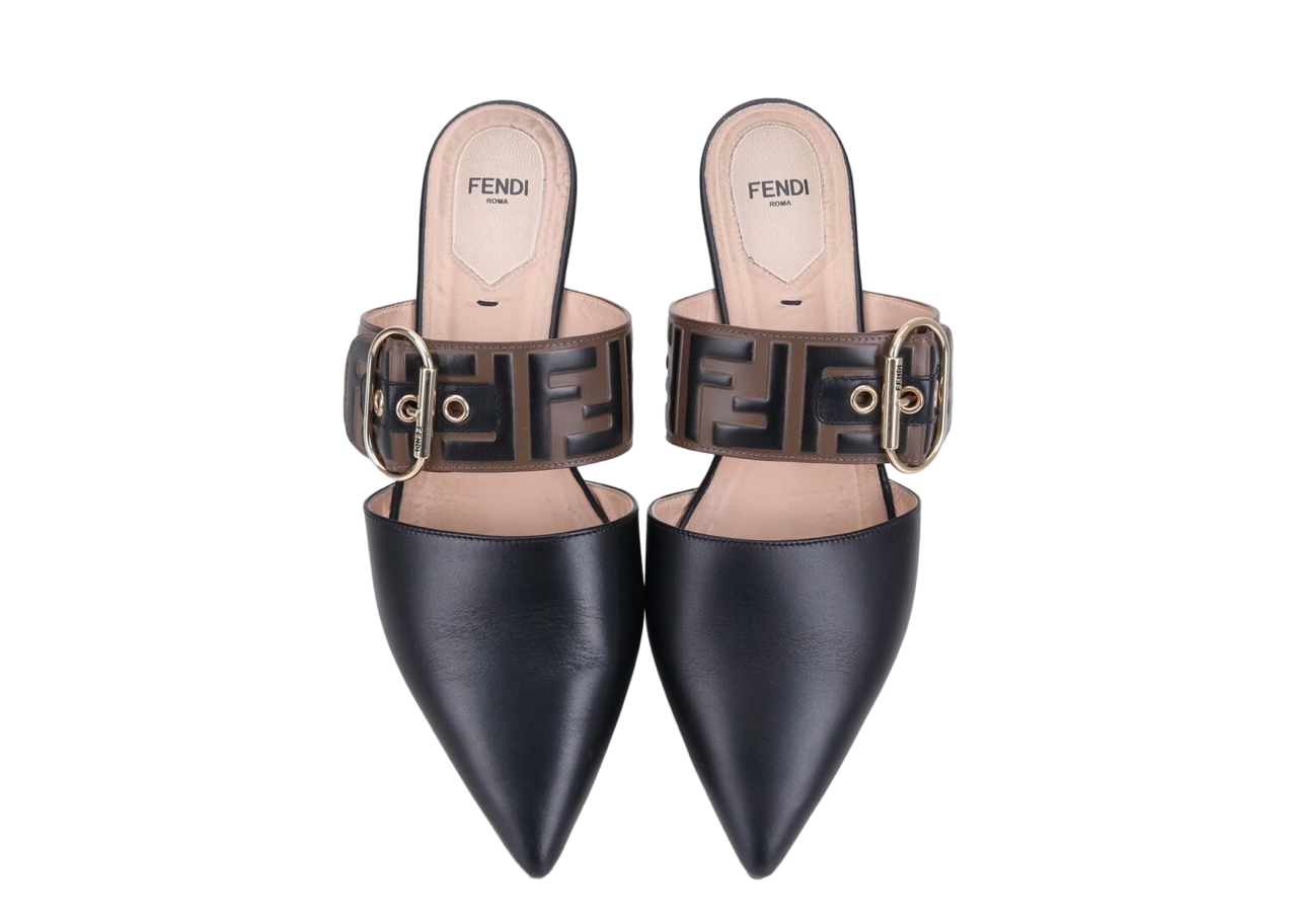 Fendi Buckle Mules Flats - photo 2