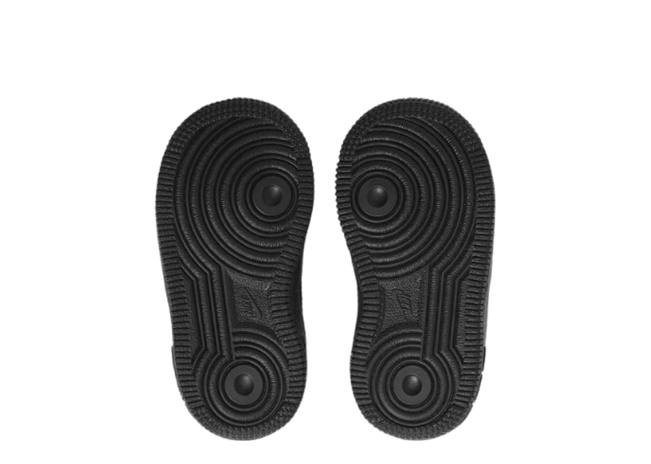 Nike Air Force 1 Low LE Triple Black (Toddler) - photo 4
