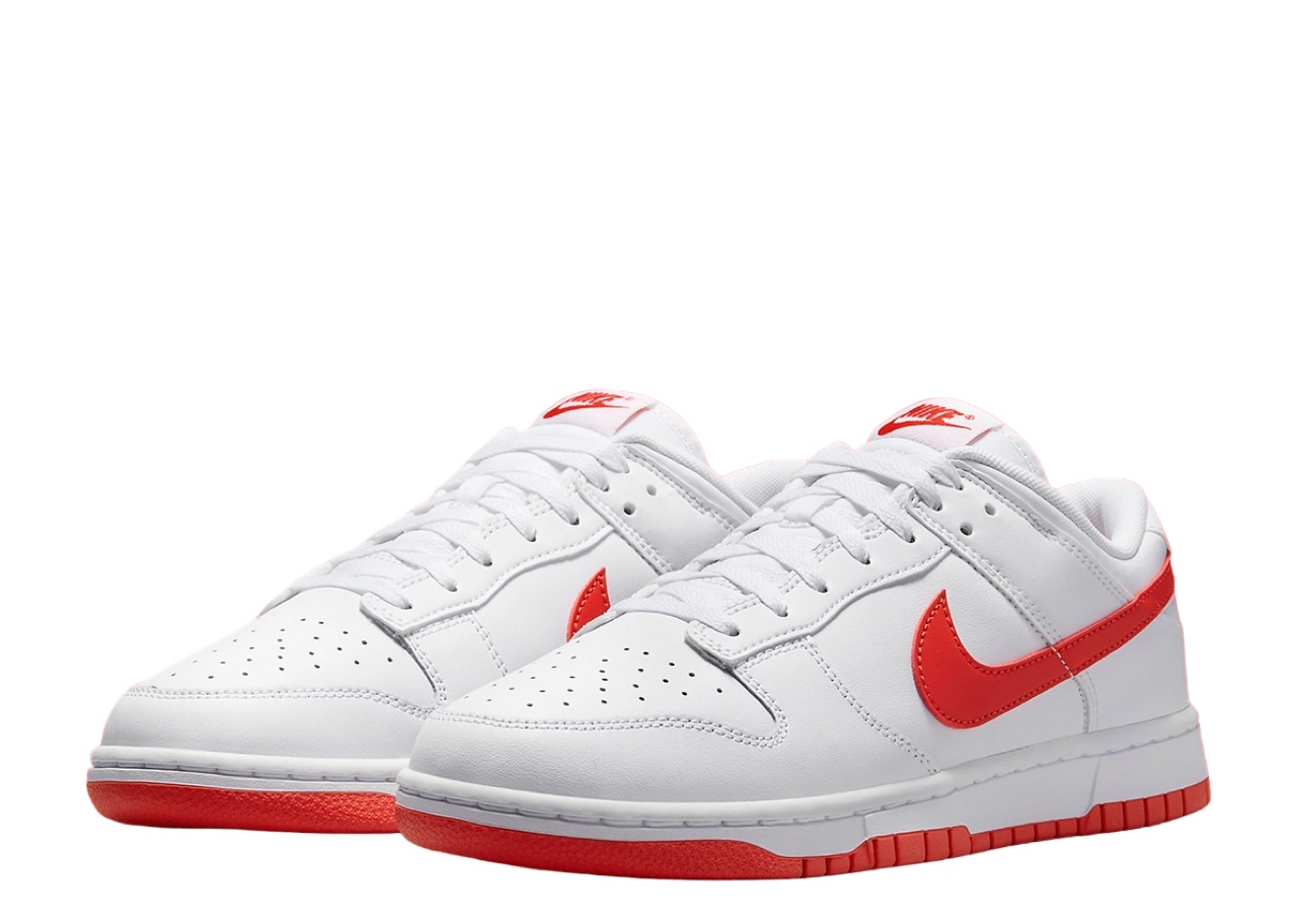 Nike Dunk Low Retro White Picante Red - photo 2