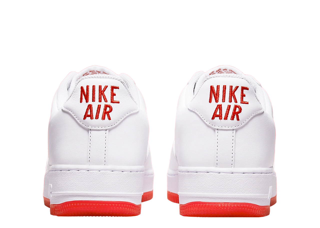 Nike Air Force 1 Low '07 Retro Color Of The Month Jewel Swoosh University Red - photo 3
