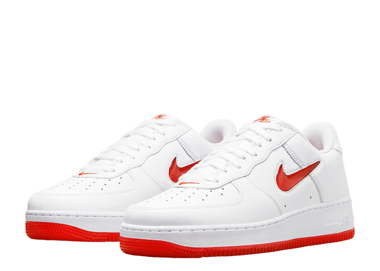 Nike Air Force 1 Low '07 Retro Color Of The Month Jewel Swoosh University Red - photo 2