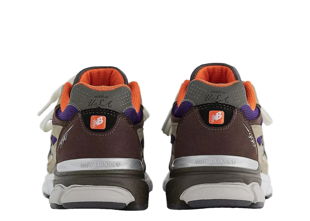 New Balance 990v3 MiUSA Teddy Santis Khaki Orange - photo 3