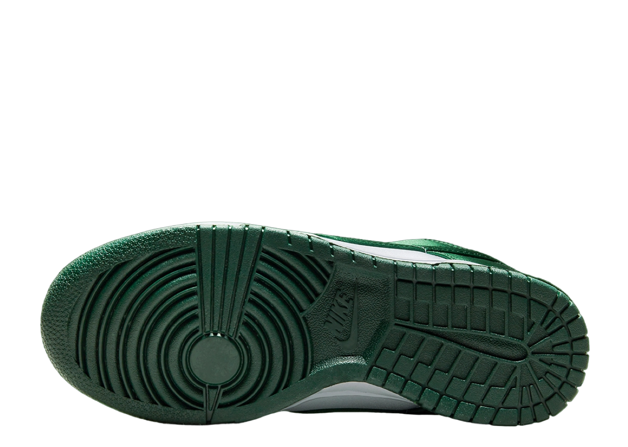 Nike Dunk Low Team Green Satin (Women's) - photo 4